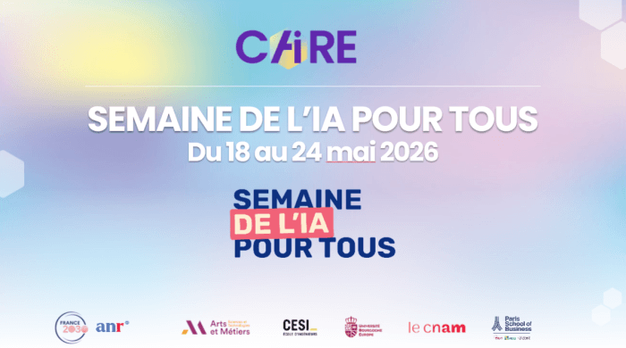 Semaine de l'IA pour tous : Arts et Métiers mobilisé